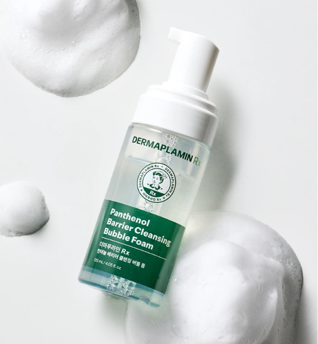 DERMAPLAMIN Rx Panthénol Barrière Nettoyant Bulle Mousse 120ml Soin Coréen - Photo 4/7
