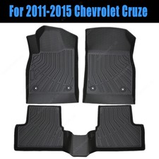 For 2011-2015 Chevrolet Cruze Tpe All-weather Front Rear Floor Mats Liners Set