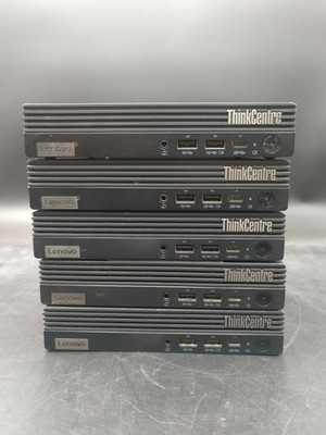 Lot of 5: Lenovo ThinkCentre M70q Gen 3: i7 12th Gen: 16GB RAM: 256/512GB SSD