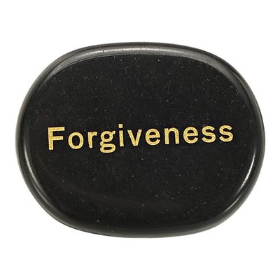 ''Motivationssteine für Thumb Worry Stone aus schwarzem Obsidian''
