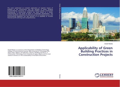David Nduka | Applicability of Green Building Practices in Construction Projects