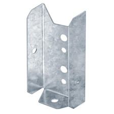 20 Pack Galvanized Fence Rail Bracket for 2x4 Wood Post,Silver