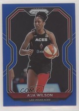 2021 Panini Prizm WNBA Blue Prizm 129/149 A'ja Wilson #13 06kx