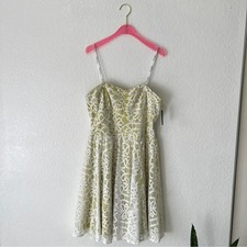 NWT Guess Los Angeles Sasah Crochet Strapless Dress Size 14