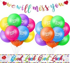 21 Pieces Sorry Your Leaving Decorations We Will Miss You Good Luck Banner Sash