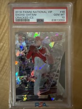 2018 Panini The National VIP - Shohei Ohtani #46 Cracked Ice  44/50 (RC)