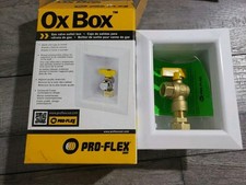Pro-Flex Ox Box 1/2 In. White Gas Outlet Box
