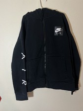 Nike Air Boys High Neck Hoodie Sweatshirt - black - Size Large