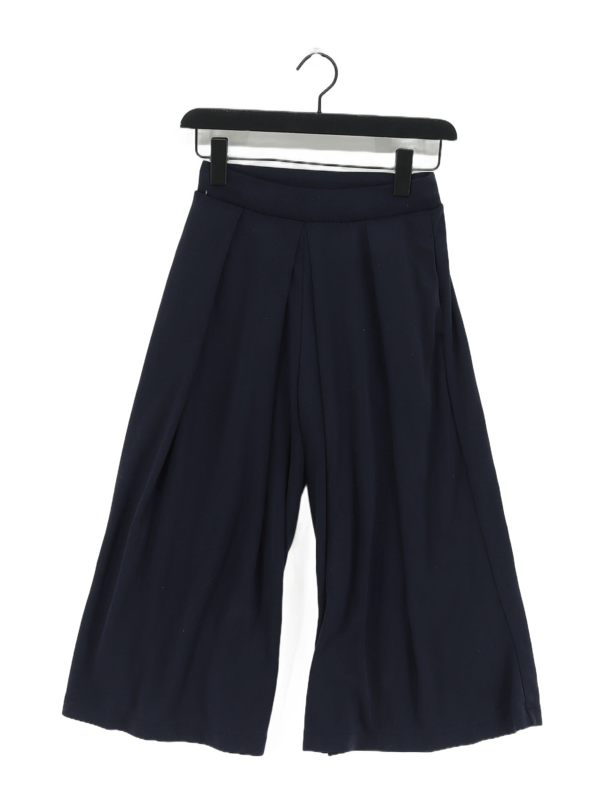 ALTRA Pantalone donna Uniqlo W 24 in blu 100% altro felpa gamba larga