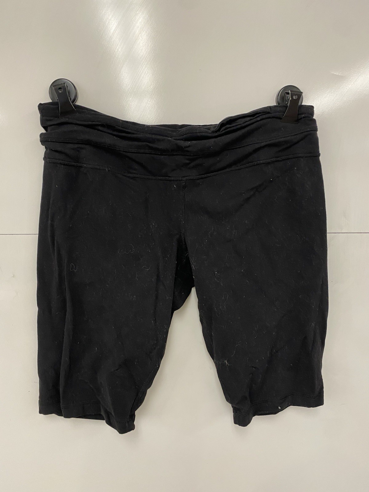Lululemon Black Biker Shorts Womens Athletic Yoga Mid Rise 7” Inseam-image