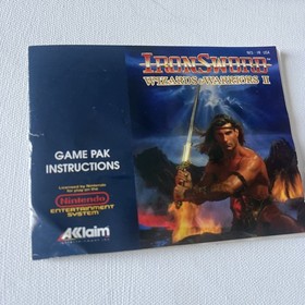 spada di ferro maghi e guerrieri 2 NE) include tutti gli inserti e manuale nes