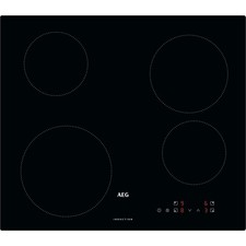 AEG IBK64200CB 3000 Series 59cm 4 Burners Induction Hob Touch Control Black