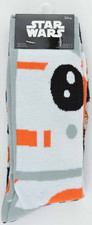 Star Wars BB8 droid Socks 2pr Size 6-12 Unisex HYP Disney Novelty New