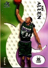 2000 Ray Allen Skybox EX #36 NBA Basketball Card Milwaukee Bucks Heat HOF Card