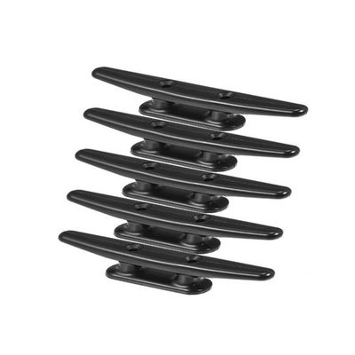 #ad 5pcs 152mm 6#x27;#x27; Universal Boat Cleat Rope Cleat Boat Dock Cleats Black $15.75