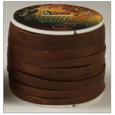 Kodiak Lace 1/4" x 36 ft. 6.4 mm x 11 M Brown by Tandy Leather  5076-02