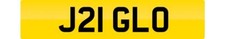 FUN PRIVATE NUMBER PLATE J21 GLO PERSONAL REG GIGOLO JIGOLO MALE ESCORT SEX FUN