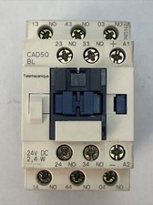 TELEMECANIQUE CAD50 BL CONTACTOR 600VAC 10A COIL 24VDC 2,4 W LAD4TBDL 5-24V
