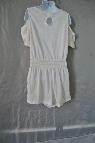 Girl's One Piece Shorts and Shirt by Btween size 10 White 129942 - Picture 7 of 12