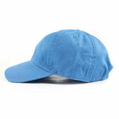 Gorra de béisbol estilo polo lisa de algodón lavado ajustable para hombre y mujer Foto 3 de 4