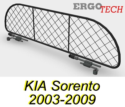 Trennnetz Trenngitter Hundenetz Hundegitter KIA Sorento BJ 2003-2009.  ErgoTech.