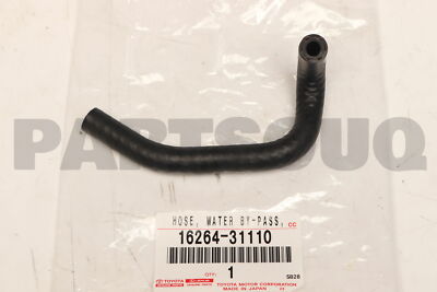1626431110 Genuine Toyota HOSE, WATER BY-PASS, NO.2 16264-31110 | eBay