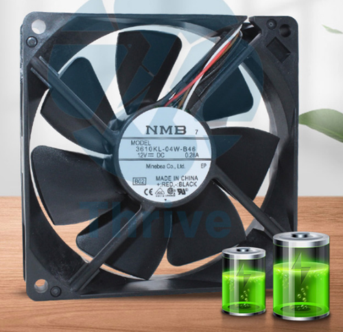 NMB, DC BRUSHLESS FAN MOTOR, 3610KL-04W-B56, 12VDC, 0.43A, MADE IN