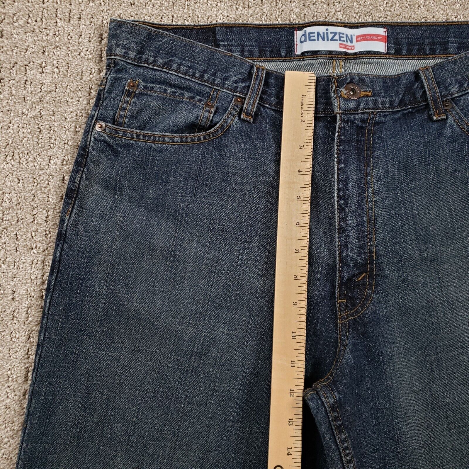 DENIZEN LEVIS Jeans Mens 36x30 285 Relaxed Fit De… - image 8