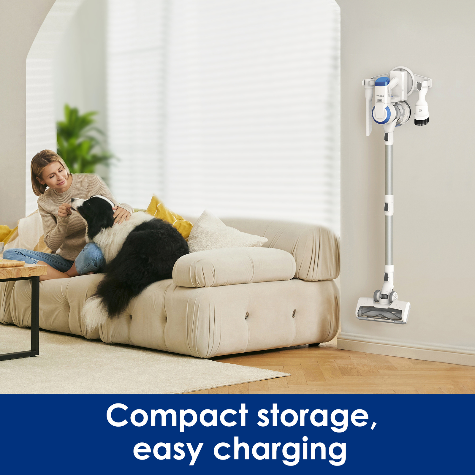 Tineco A10 Essentials Cordless Stick Vacuum Cleaner, Converts to