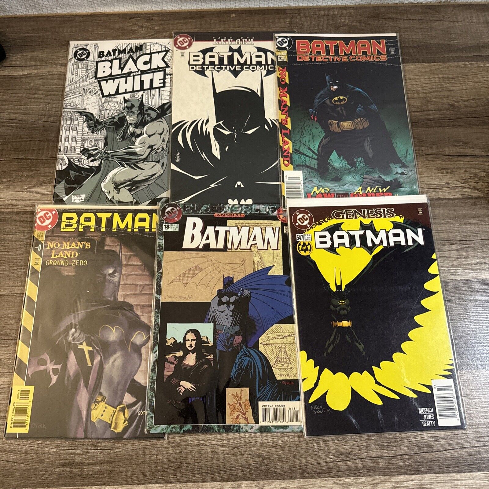 Batman: Lot Of 6 Random Comics  Robin Batgirl DC Comics