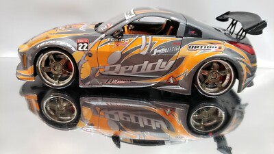 1/18 NISSAN 350Z GREDDY JDM OPTION D DRIFT DIECAST MODEL CAR