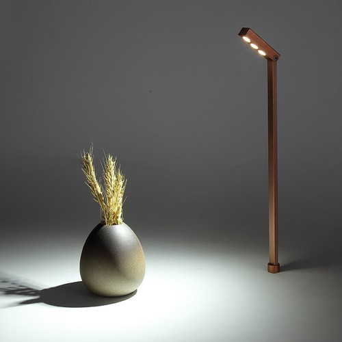 LED Cabinet Pole Lamp Fixtur Jewelry Store Exhibition Picture Display Light Gold - Picture 6 of 21
