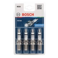 4X Bosch FR78X Super 4 ZüNdkerze FüR Audi BMW Skoda Seat VW Opel Mercedes Ford