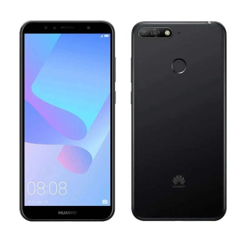 Huawei Y6 2018 DualSIM 16GB 13MP 4G LTE NFC Unlocked Android Smart Phone Black