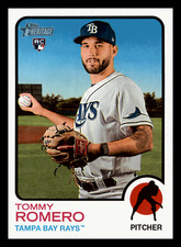 Tommy Romero RC 2022 Topps Heritage High Number Rookie #533 Centered Mint