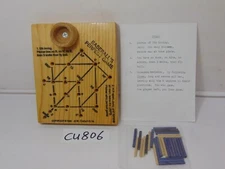 VINTAGE 1988 WOOD BASEBALL PERFECT GAME JIM CRAFTS PEG RETRO RARE 