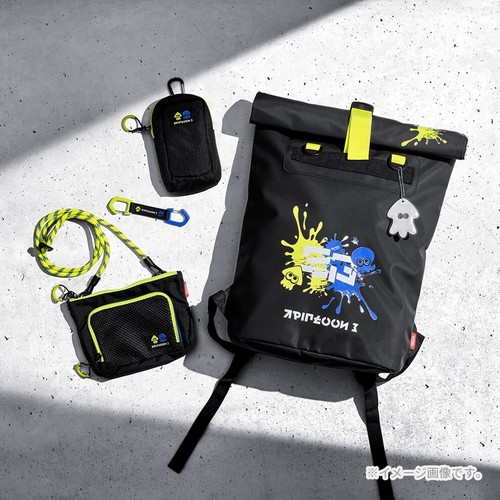 Nintendo TOKYO Exclusive Splatoon 3 Rucksack Roll Top Sac Geschenk NEU - Bild 6 von 6
