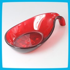 Kitchen Table Countertop Red Spoon Fork Knife Ladle Tools Stand Rest Drainer Pad