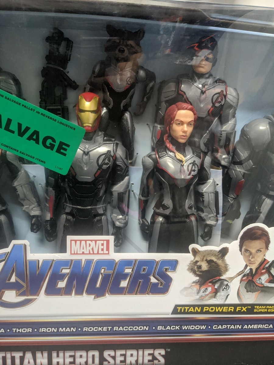Marvel Avengers Titan Hero Series Power FX 8 Figure Pack
