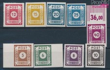 Briefmarken Sowjetische Zone (All.Bes.) 1945 Mi 42A-50A postfrisch (10259482