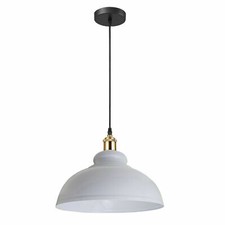 Vintage Metal Shade Hanging Pendant Lamp Ceiling Light Industrial Kitchen Dining
