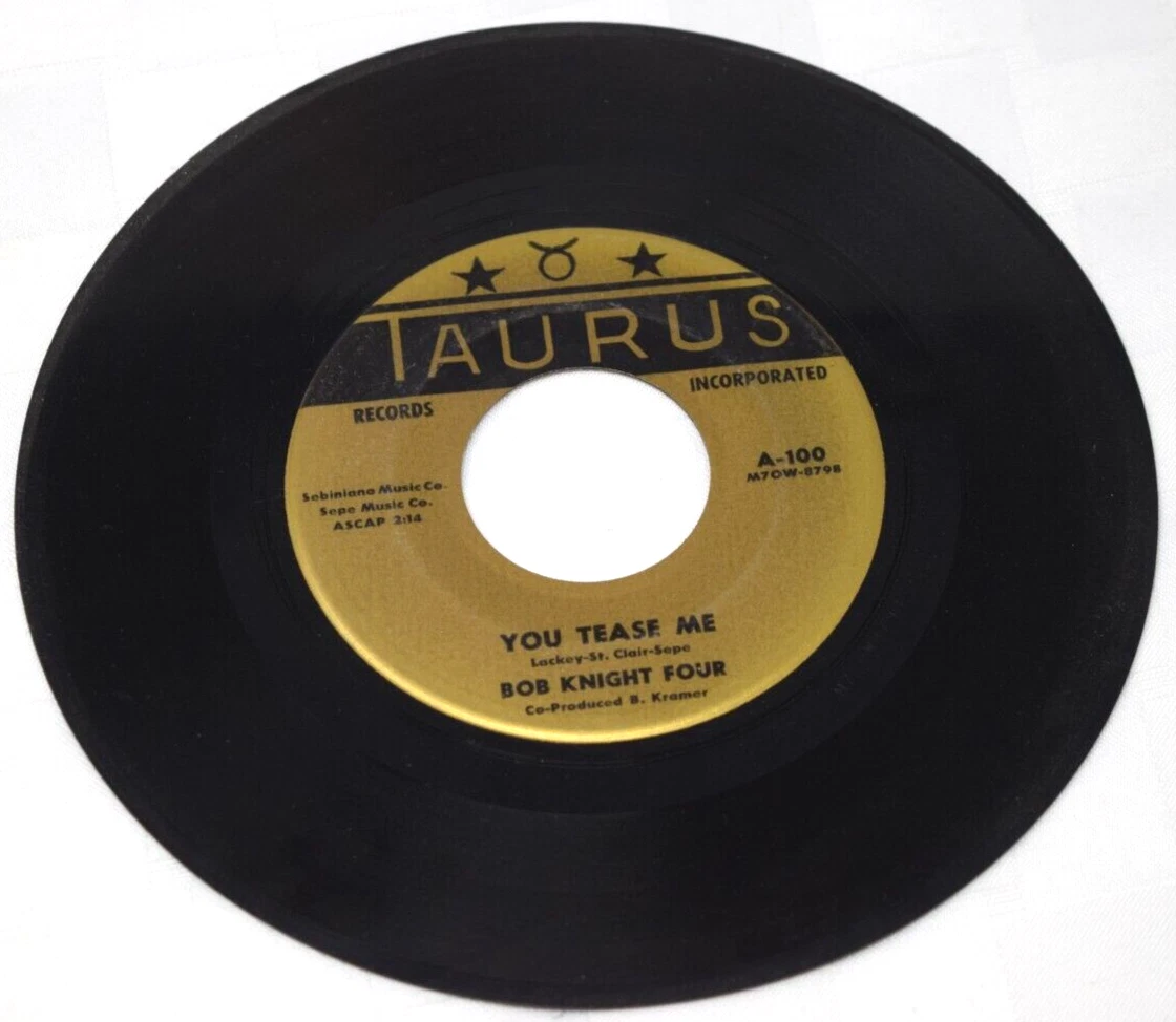 Doo Wop Bob Knight Four You Tease Me So So Long Taurus A100 A1/A1 VG+
