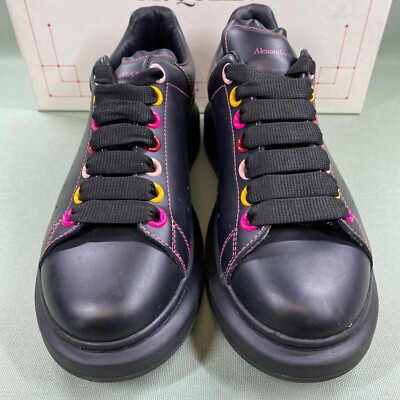 Alexander McQueen Wmns 37.5EU 553770 Oversized Sneaker Black Alexander McQueen Wmns 37.5EU 553770 Oversized Sneaker Black