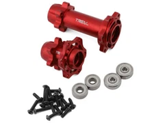 Treal Hobby Promoto CNC Aluminum Front & Rear Hub Set (Red) [TLHTPROMOTOMX-05]