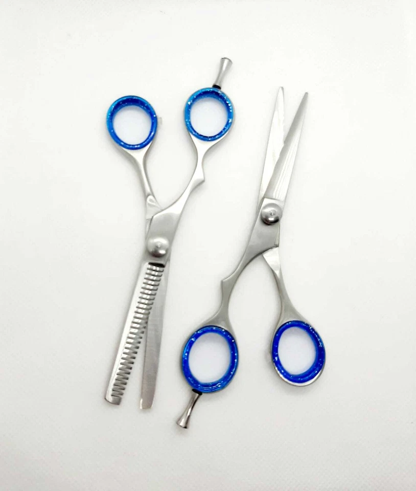 Linkshänder Friseurscheren Effilierscheren Haarschere Lefty Profi Scissors Set - Bild 2 von 4