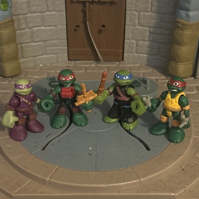 TMNT Ninja Turtles Half Shell Heroes Dojo In Training Lot Blast To The Past 2015