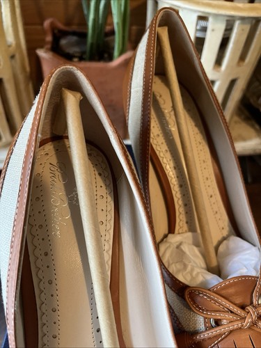 Brooks Brothers Size 7.5 Spectator Heels With Fringe And Tassels - Picture 8 of 8