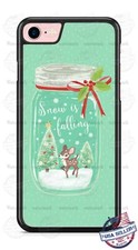 Funda de teléfono de vacaciones Let It Snow Santa Claus para iPhone 12 Samsung s21 Google 3XL