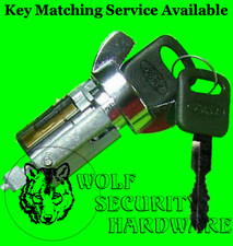 Ford Ignition Key Switch Lock Cylinder Tumbler Barrel Small Chrome Face 2 Keys