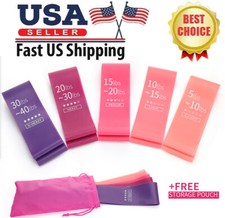 Resistance Loop Bands Set Strength fitness Gym exercise workout Yoga Pull Up